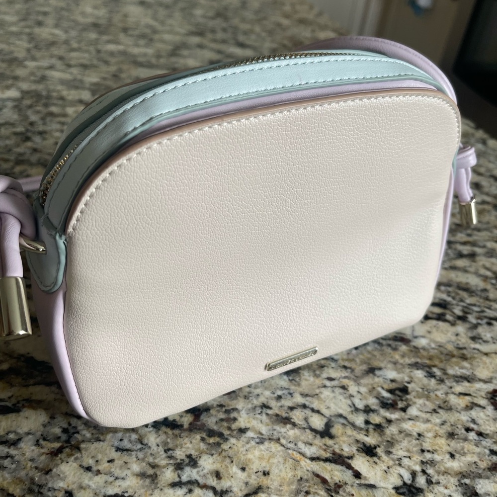 Draper James Cream Crossbody Bag with Minimalist Design Summer Bag